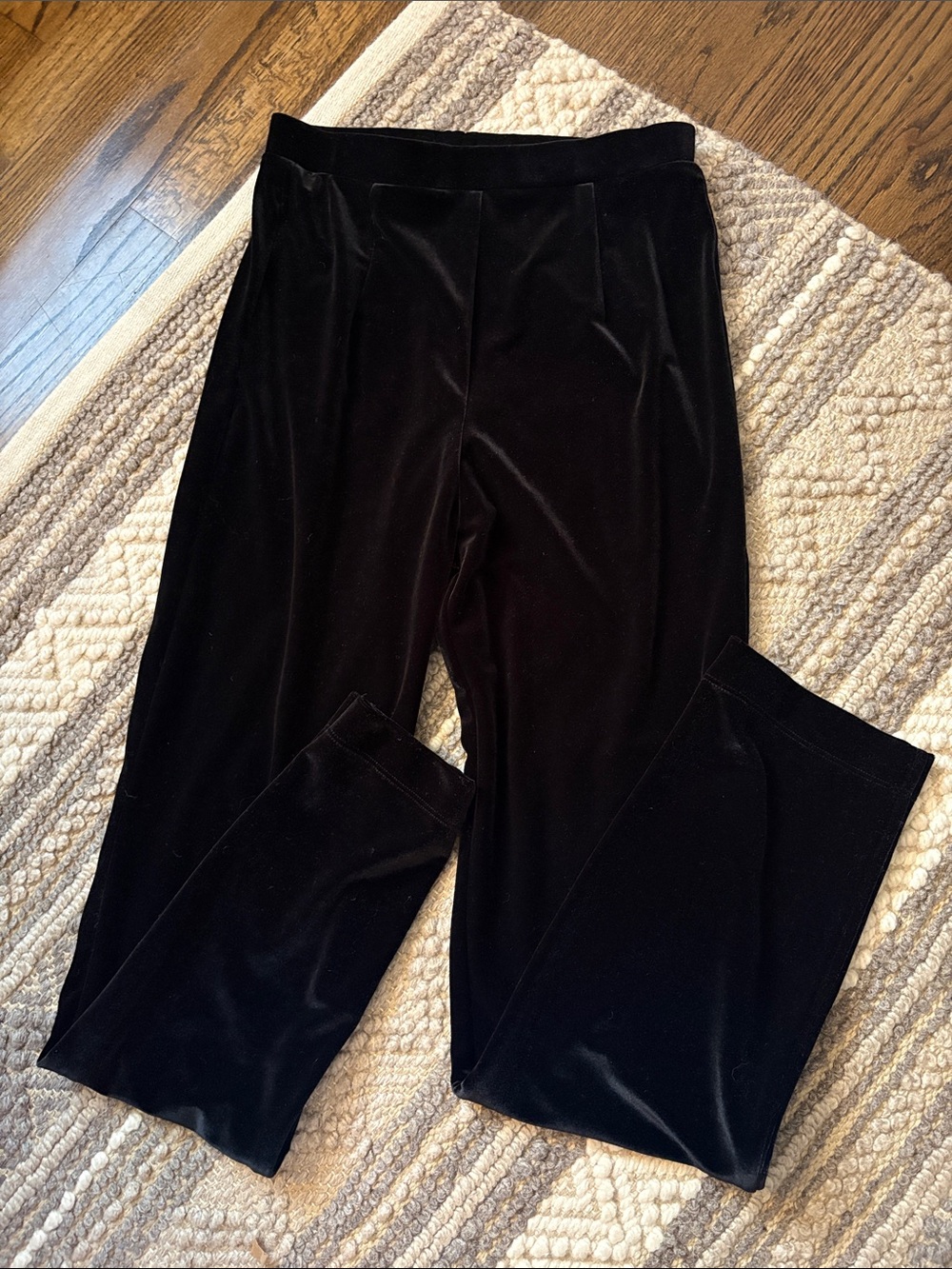 Chico's Black Velvet Pants